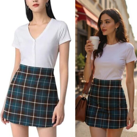 Aritzia Wilfred Classic High Rise A-Line Mini Skirt Size 2 - Picture 1 of 5